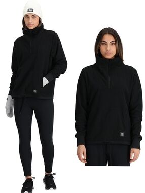 Outdoor Research Trail Mix 1/4-Zip Pullover Women's Black